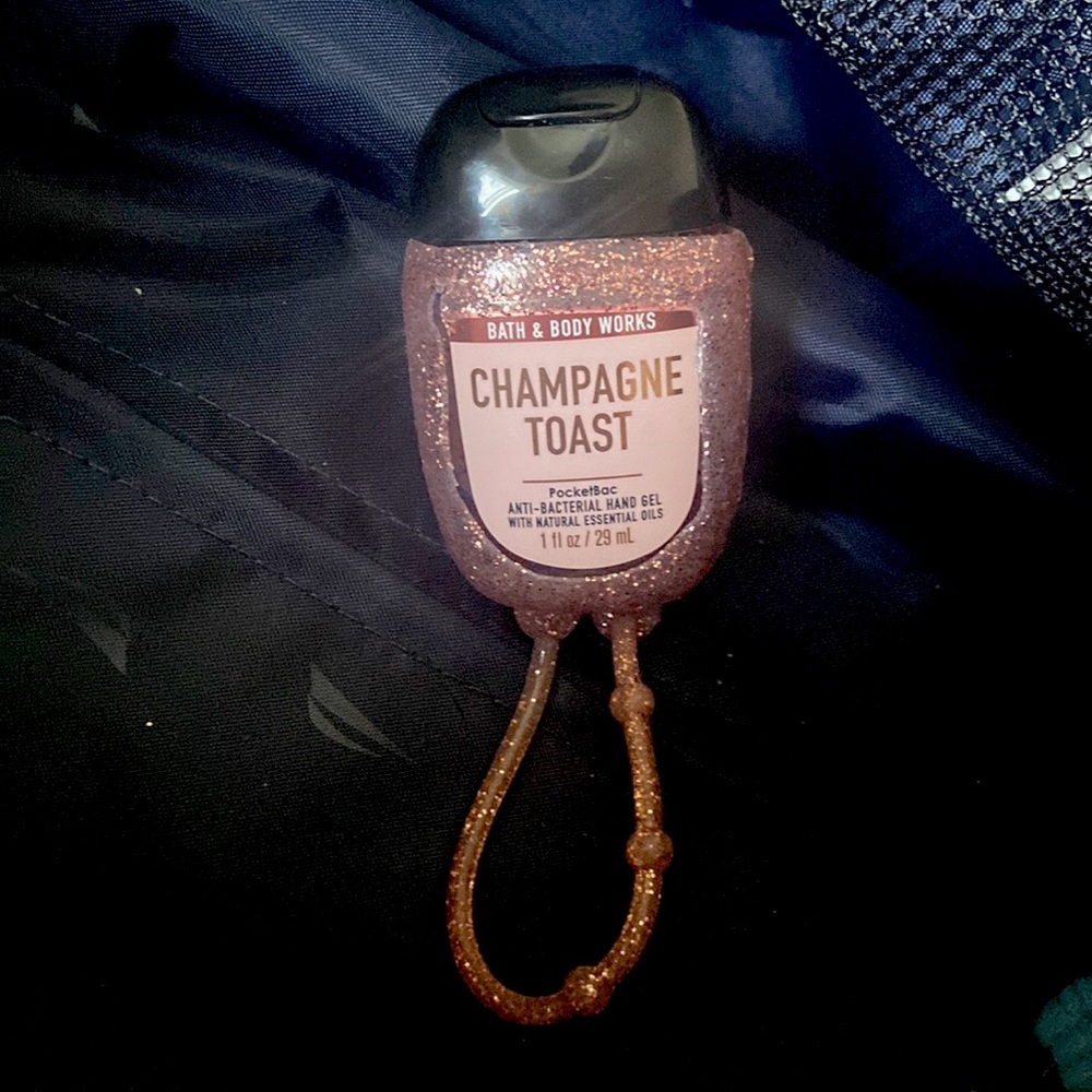 Hand sanitizer, bath & body works , champagne toast,